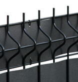 Fensoband Woodlook FENSOBAND WOODLOOK H:95 mm L: 250cm NOIR 9005 perforé pour 3D