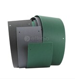 Fensoband Woodlook FENSOBAND WOODLOOK H:95 mm L: 250cm GROEN 6005 geperforeerd voor 3D