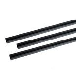 Fensoband End profiles gates 2D 8/6/8 RAL 9005 ( 4st + 14 clips )