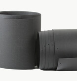 Fensoband FENSOBAND H:190 mm L:50m Zwart 9005 'Woodlook'