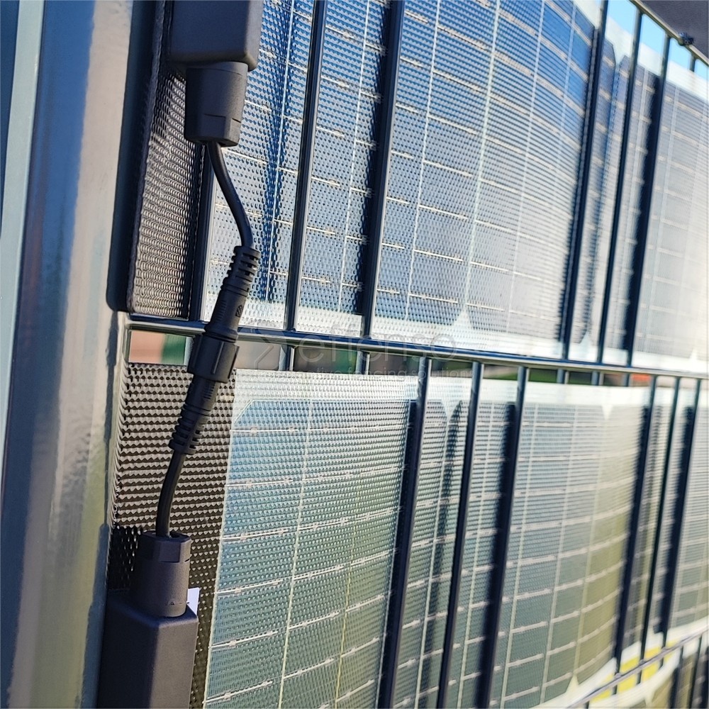 fensoband solar FENSOBAND SOLAR Photovoltaisches Sichtschutzstreifen h:19cm L:250 cm  6 Stück
