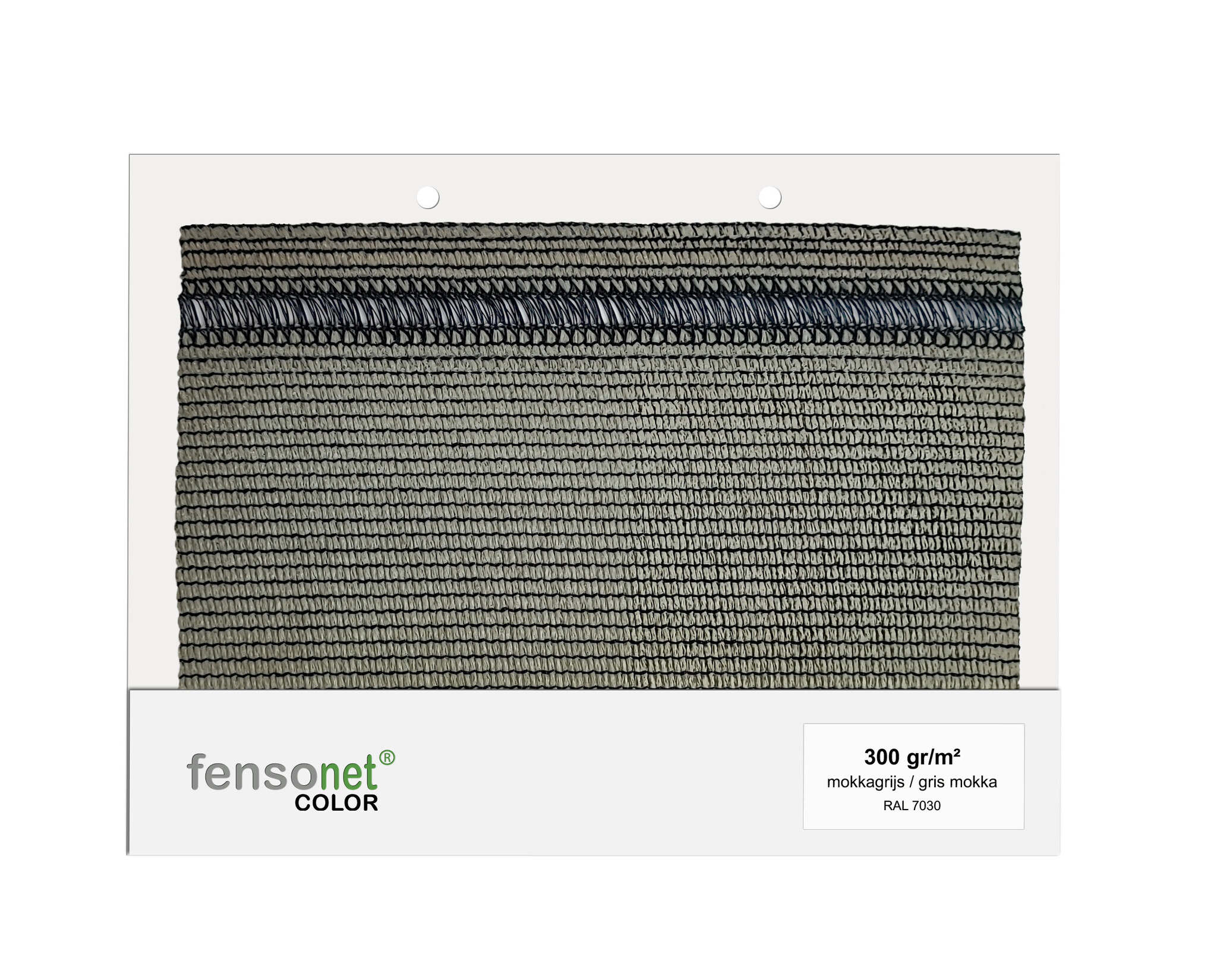 Kleurstaal Fensonet 300gr Mokkagrijs