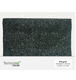Colour Sample Fensonet 270gr Dark Green Rings