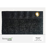 Kleurstaal Fensonet 270gr Zwart Ringen
