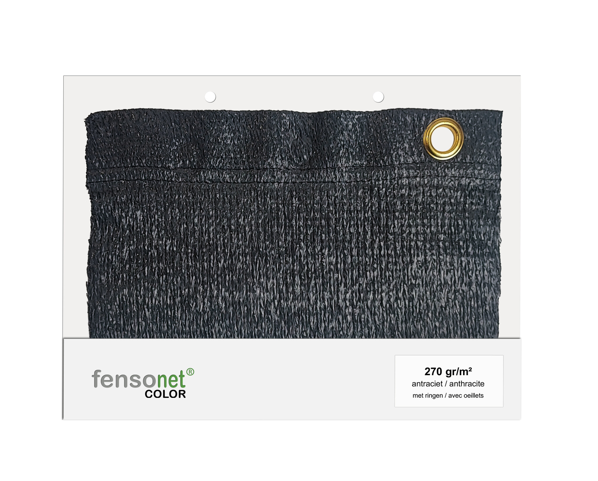 Kleurstaal Fensonet 270gr Antraciet Ringen