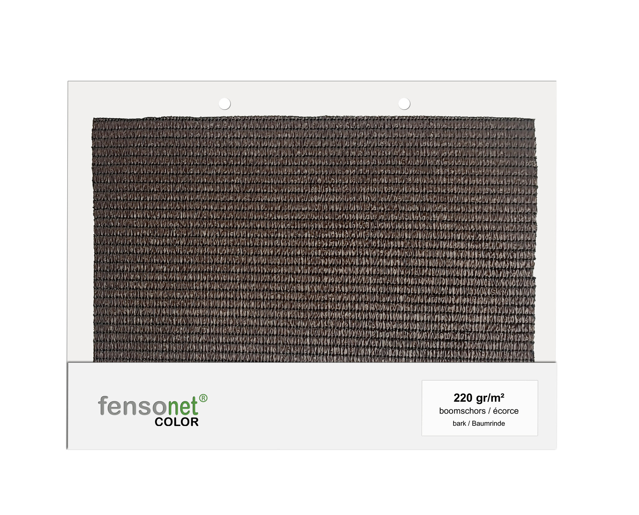 Kleurstaal Fensonet 220gr Boomschors