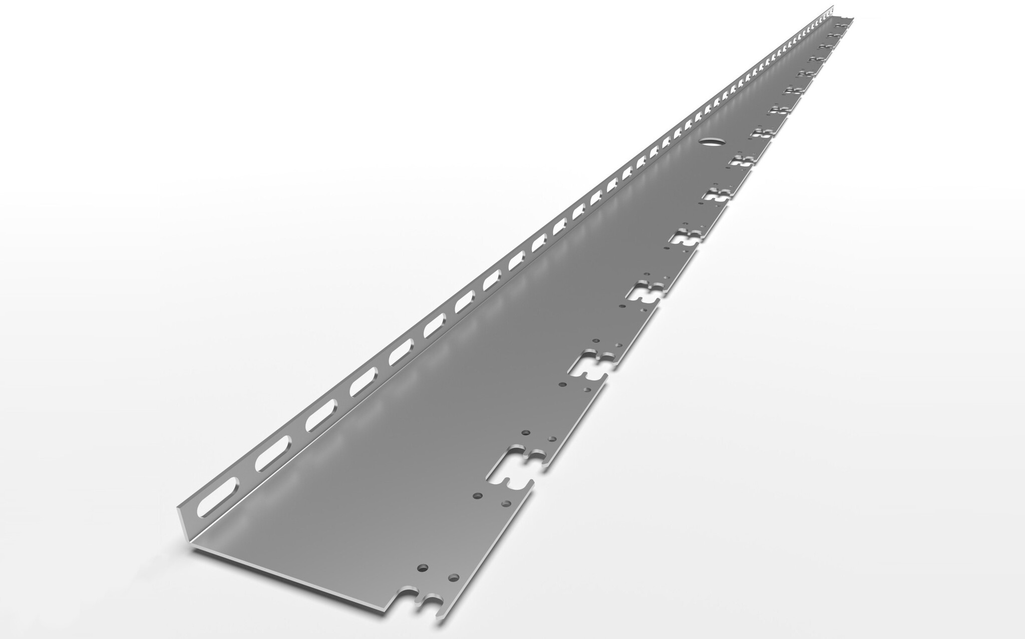Fensolar Profil de fixation FENSOLAR ALU PV 3° pour clôture, L : 150 cm, lot de 2