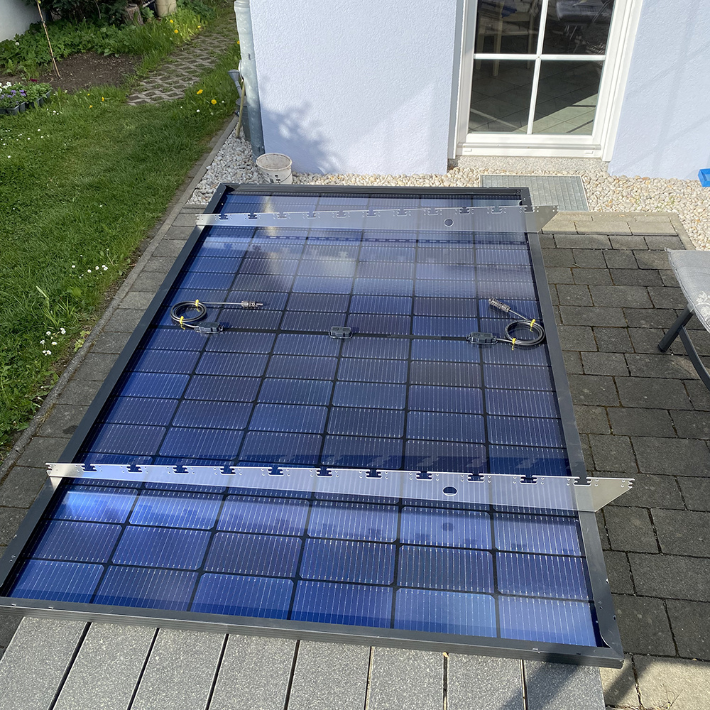 Fensolar FENSOLAR ALU PV Bevestigingsprofiel 3° voor hekwerk L:150 cm 2st