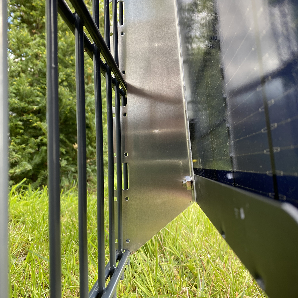 Fensolar FENSOLAR ALU PV Bevestigingsprofiel 3° voor hekwerk L:150 cm 2st