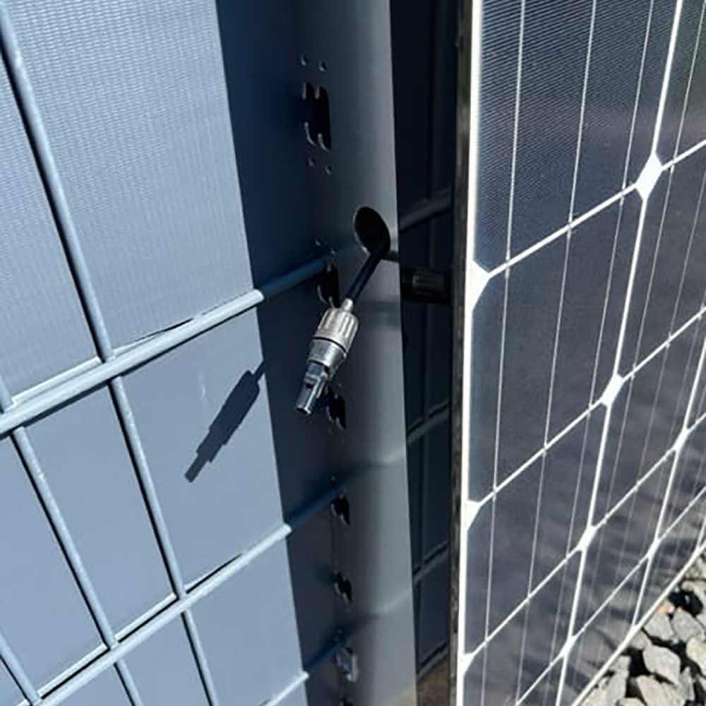 Fensolar FENSOLAR ALU PV Mounting Profile 0° for fencing, L: 150 cm, 2 pcs
