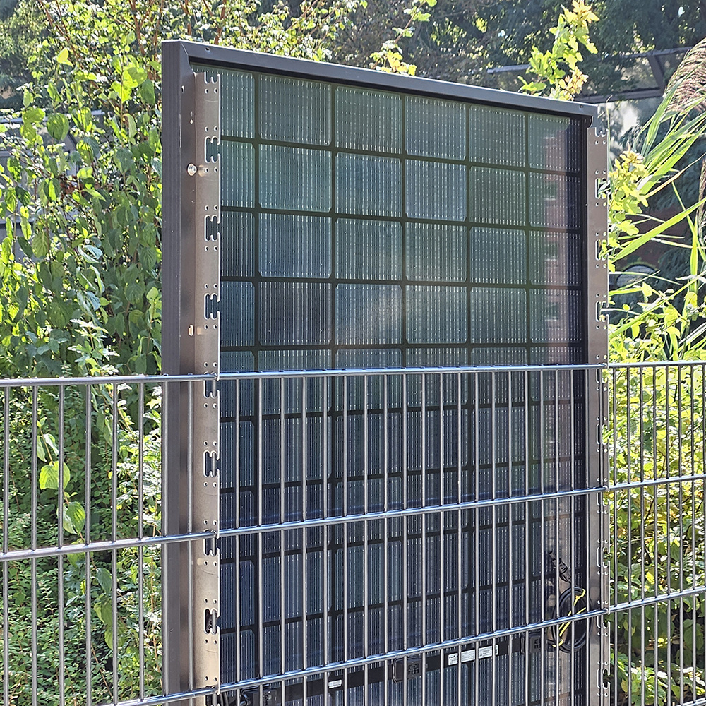 Fensolar FENSOLAR ALU PV-Befestigungsprofil 0° für Zaun, L: 150 cm, 2 Stück