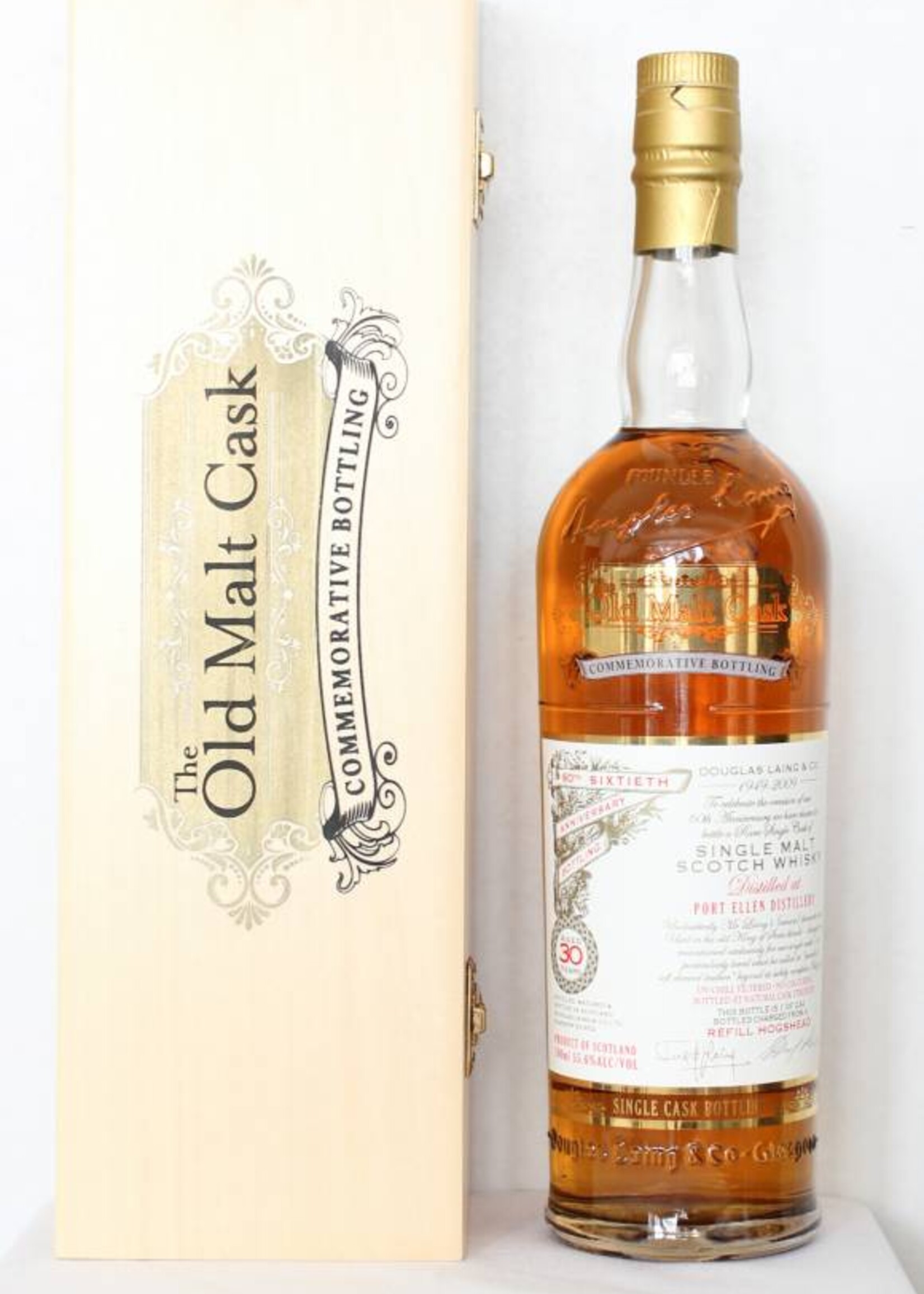 Port Ellen Port Ellen 30 Year Old Douglas Laing 1979 2009 60th Anniversary Bottling of Old Malt Cask 55.6%