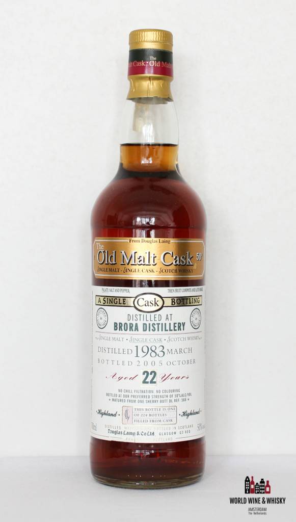 Brora Brora 22 Years Old Douglas Laing 1983 2005 Old Malt Cask 50%