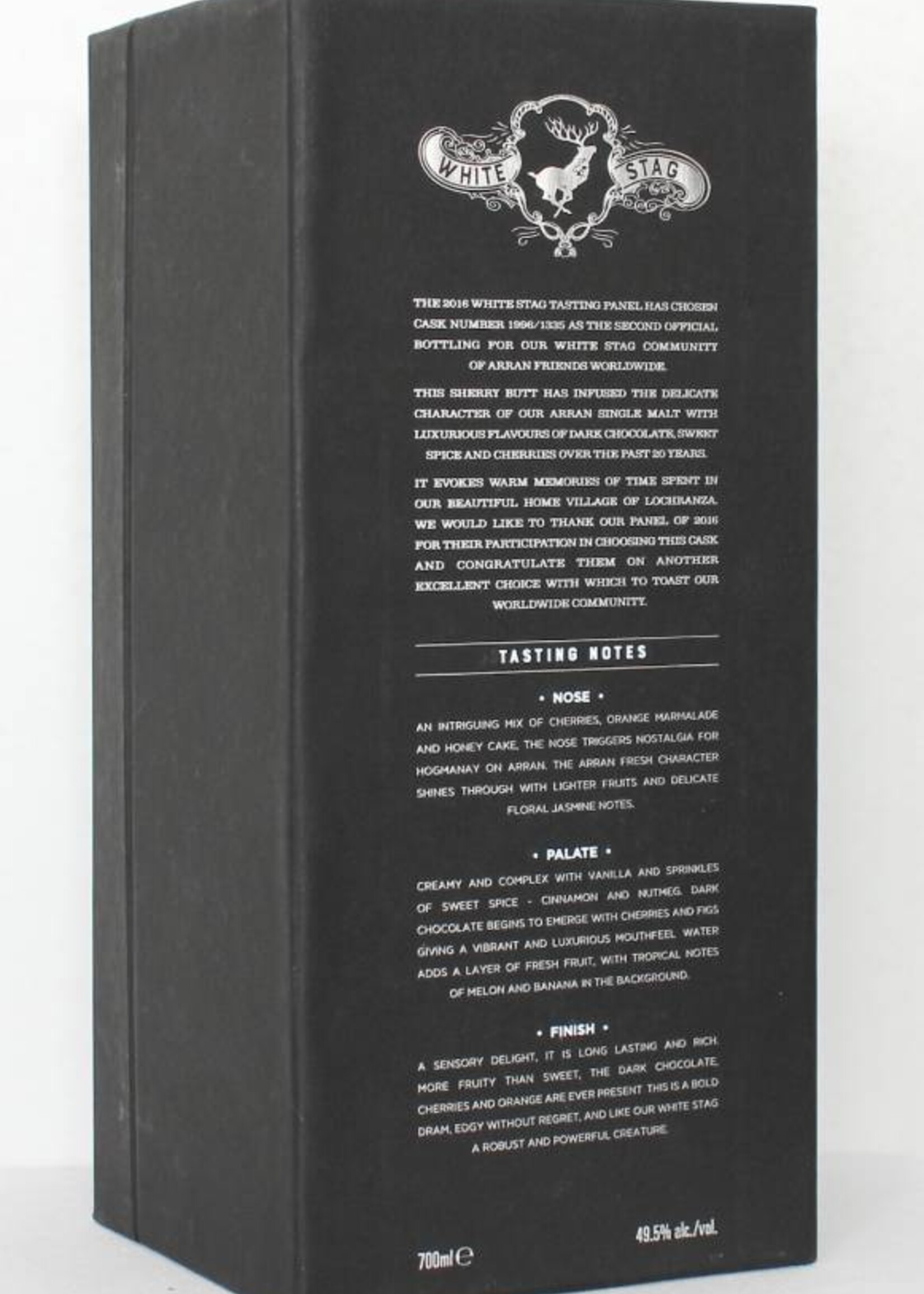 Arran Arran 20 Year Old 1996 2016 The White Stag - Second Release 49.5%