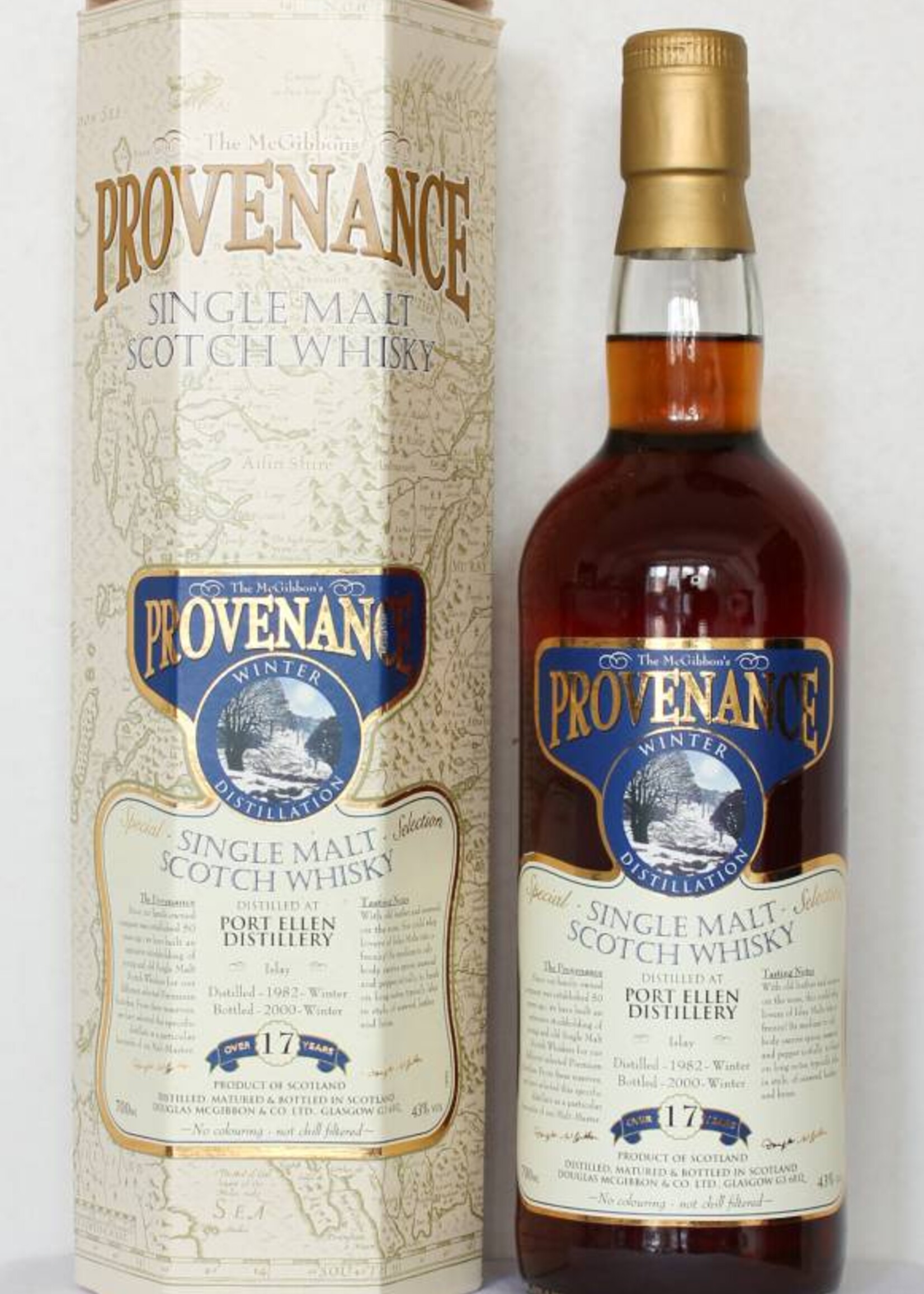 Port Ellen Port Ellen 17 Years Old 1982 2000 Winter Distillation - Douglas McGibbon Provenance 43%