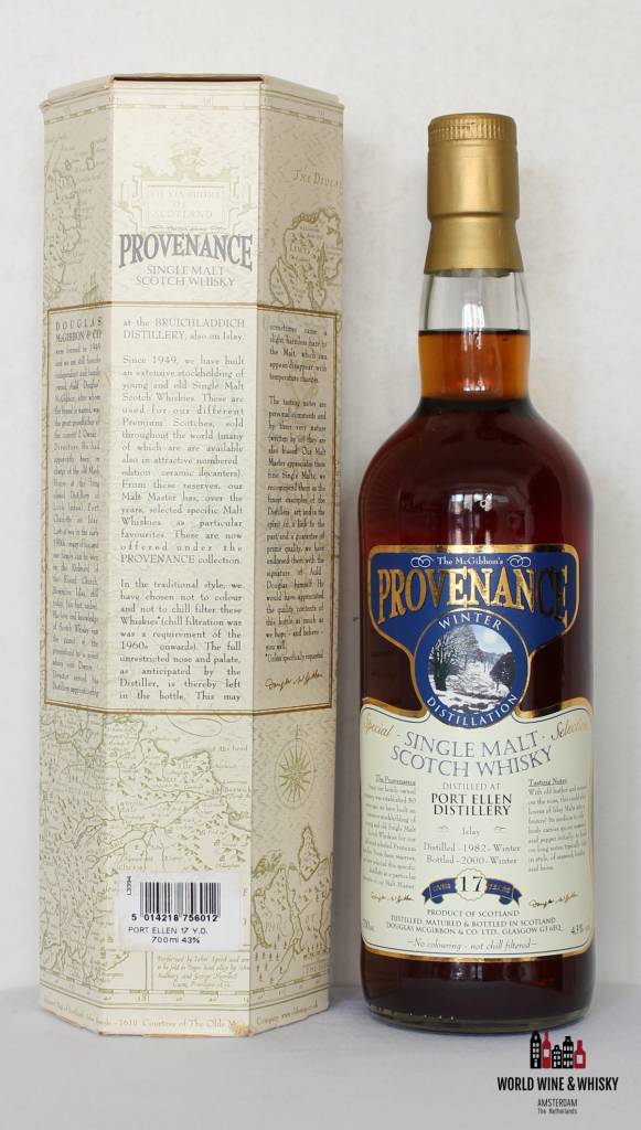 Port Ellen Port Ellen 17 Years Old 1982 2000 Winter Distillation - Douglas McGibbon Provenance 43%