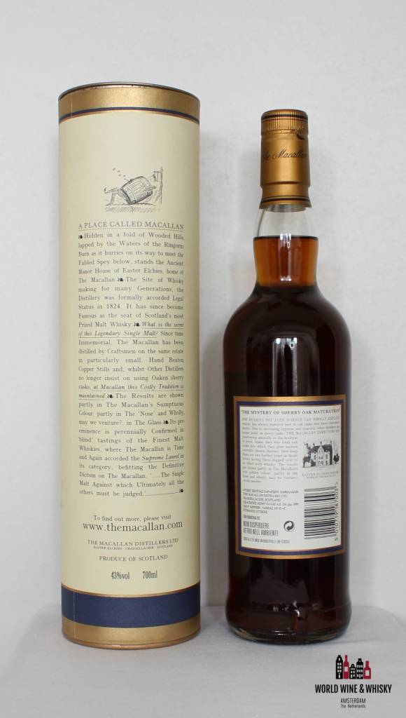The Macallan Macallan 18 jaar oud 1985 2003 43% - Easter Elchies House