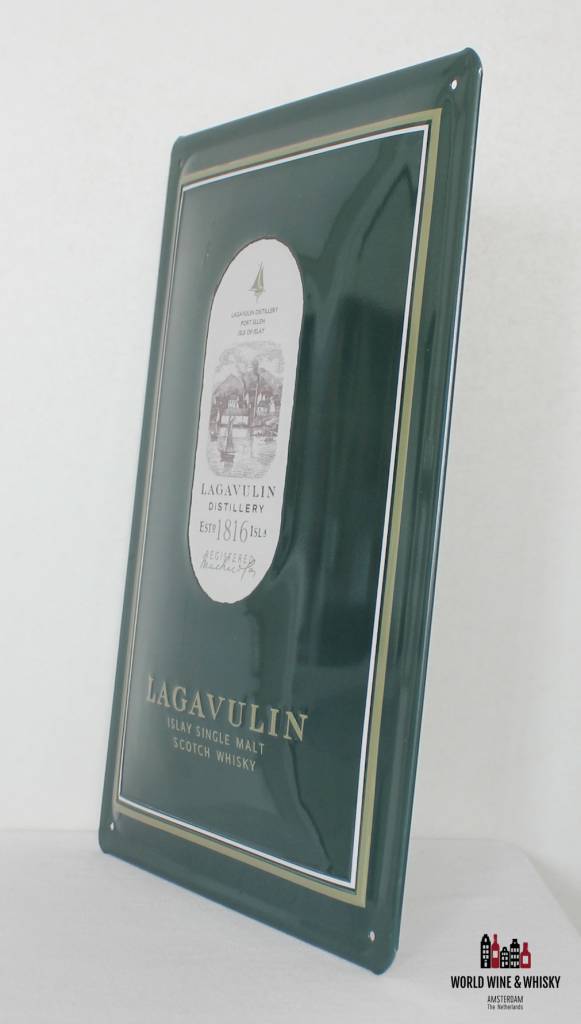 Lagavulin IJzeren Lagavulin reclamebord (billboard plate sign)