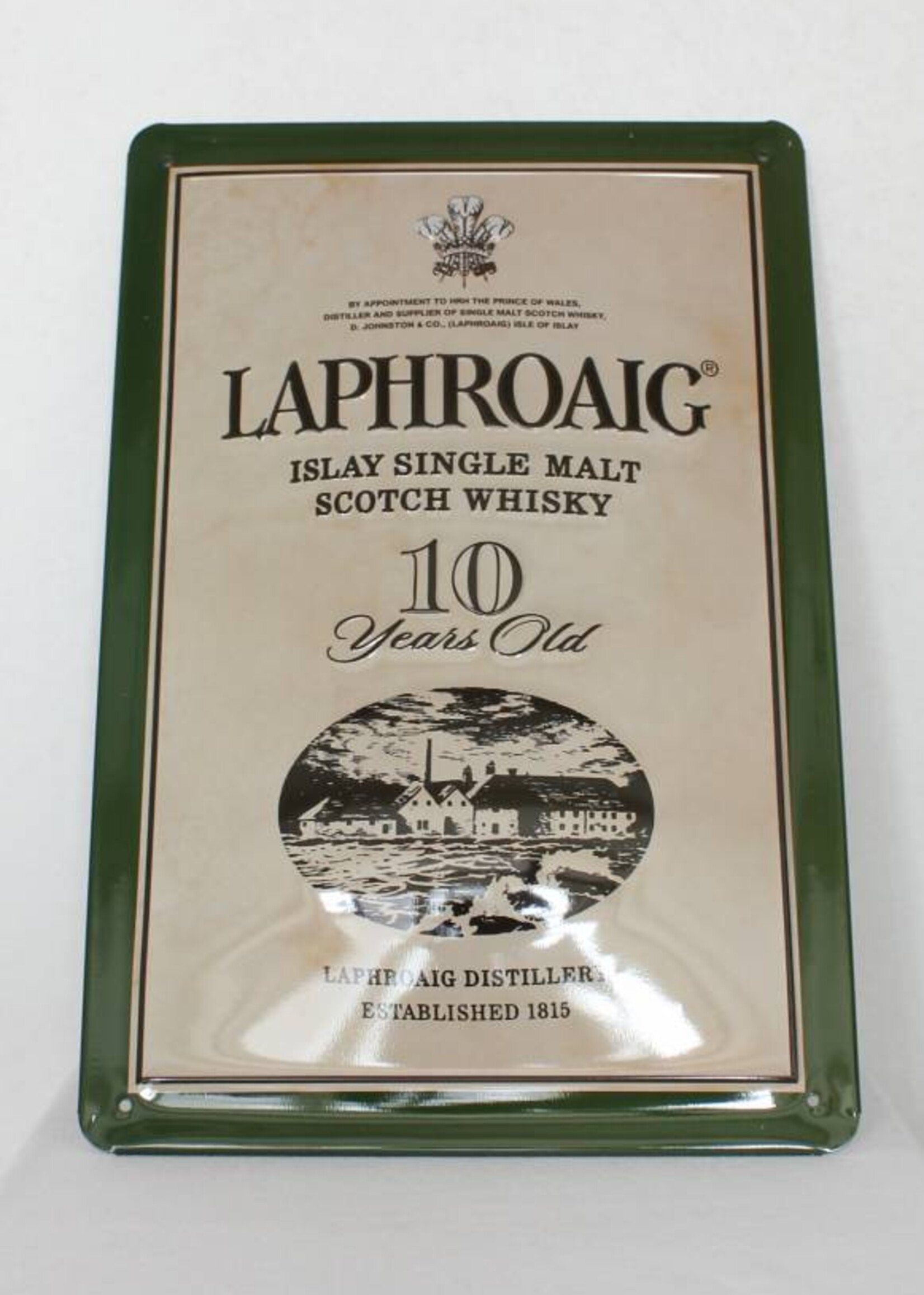 Laphroaig Iron Laphroaig billboard plate sign