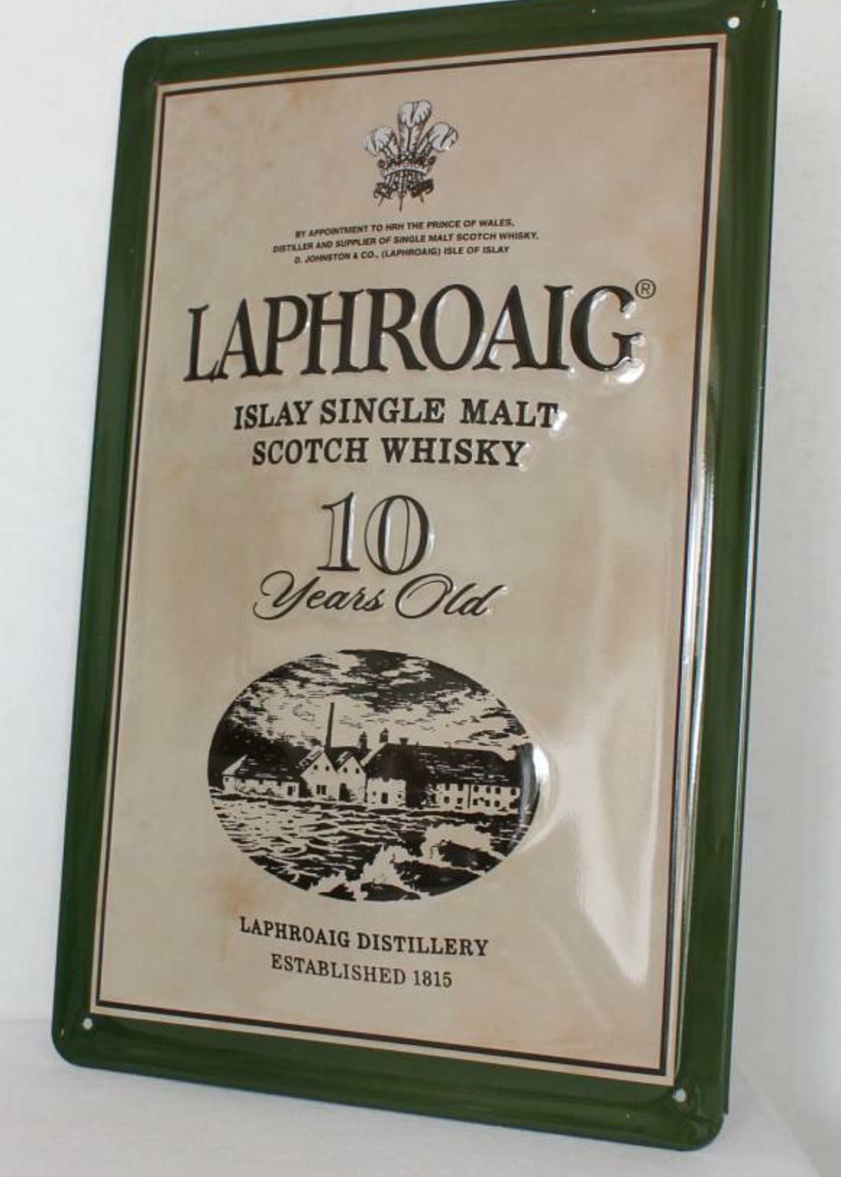Laphroaig IJzeren Laphroaig reclamebord