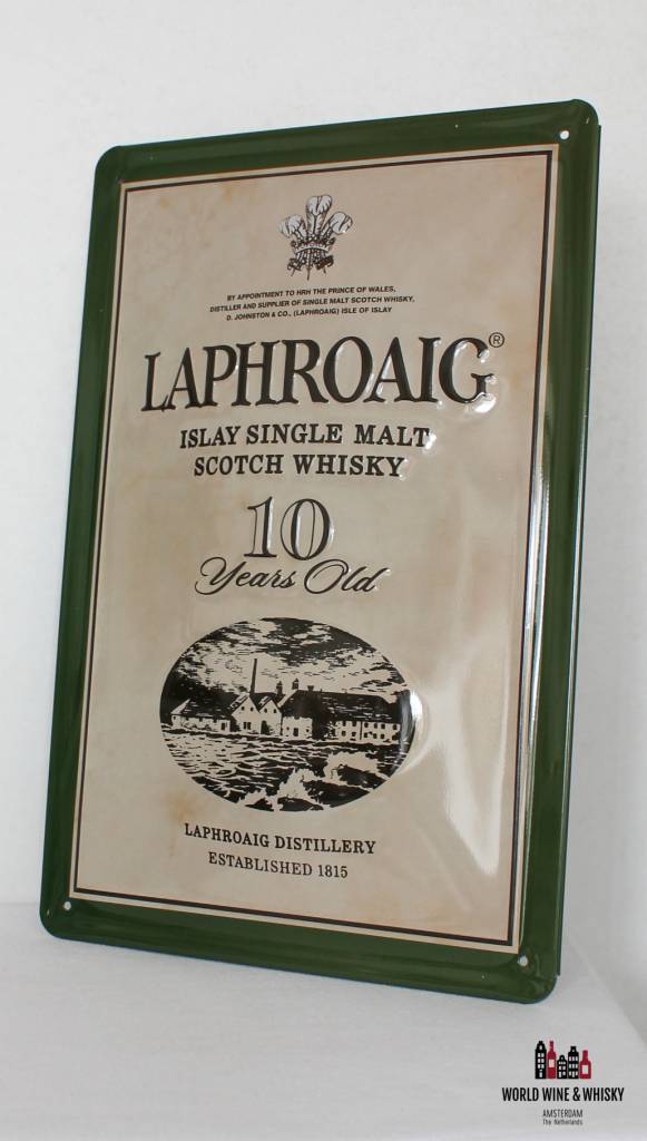 Laphroaig Iron Laphroaig billboard plate sign