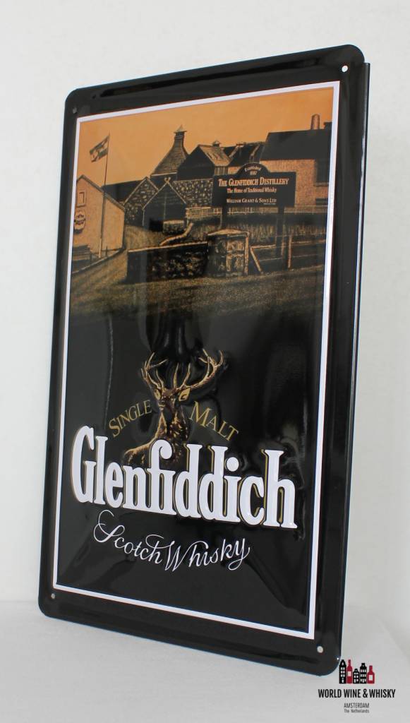 Glenfiddich Iron Glenfiddich billboard plate sign