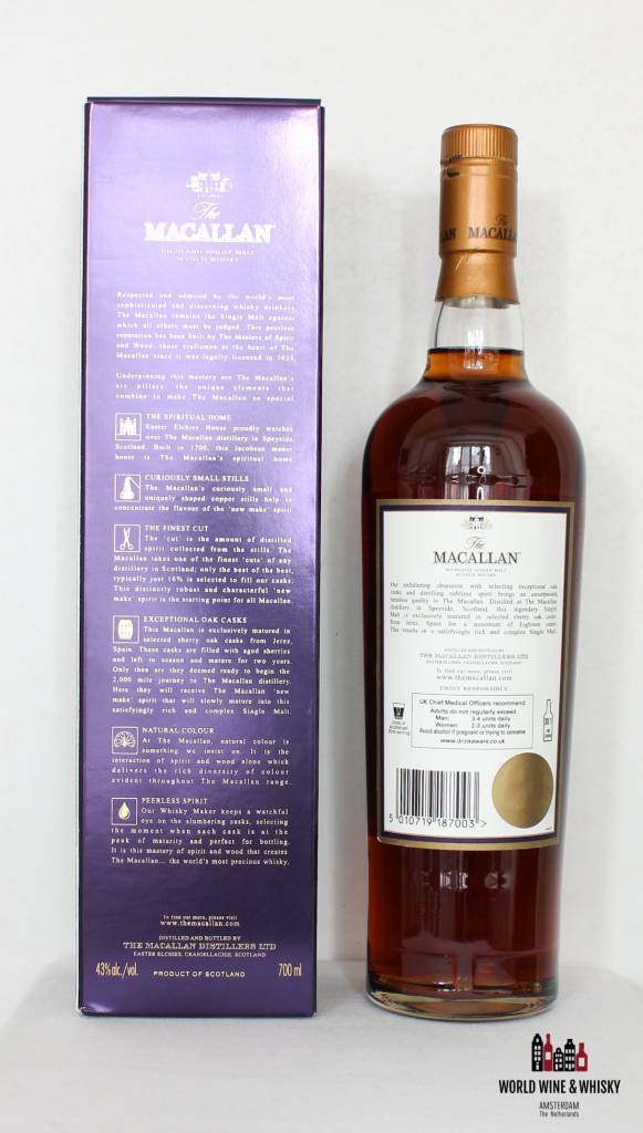 The Macallan 18 Years Old 1991 2009 Sherry Oak 43% at World The Macallan 18 Years Old 1991 2009 Sherry Oak 43% at World