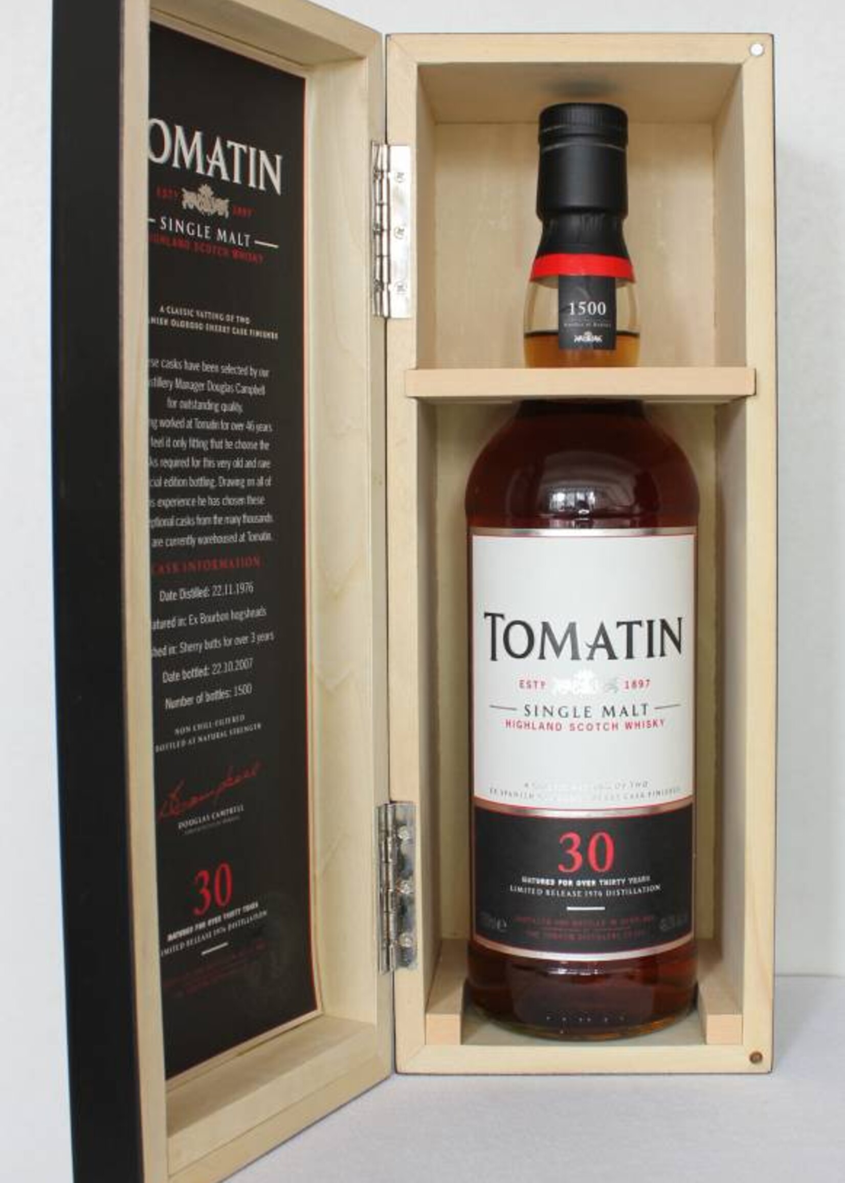 Tomatin Tomatin 30 jaar oud 1976 2007 49.3%