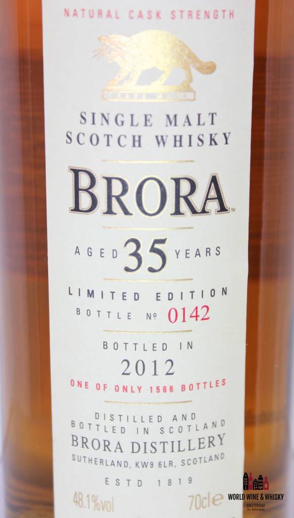 Brora Brora 35 jaar oud 1977 2012 48.1%