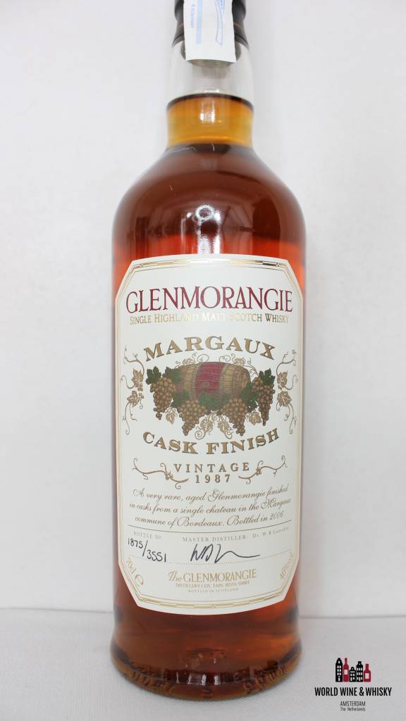 De Glenmorangie 18 jaar oud 1987 2006 Margaux Cask Finish 46 De Glenmorangie 18 jaar oud 1987 2006 Margaux Cask Finish 46