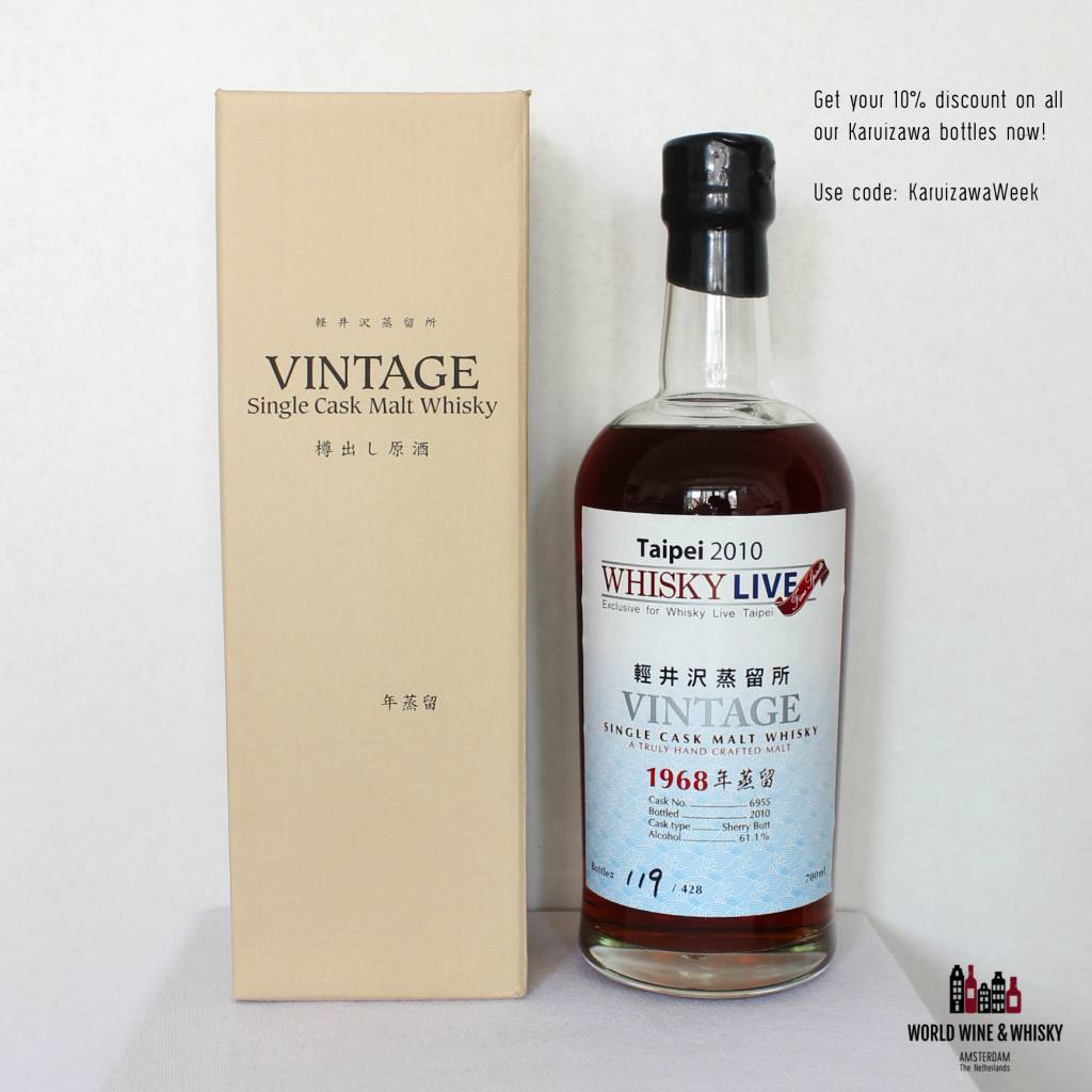 Get a 10% discount on all our Karuizawa bottles!