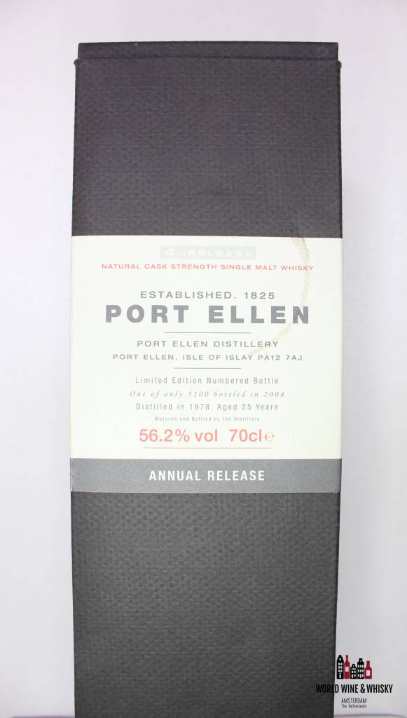 Port Ellen Port Ellen 4th Release 25 Years Old 1978 2004  56.2%