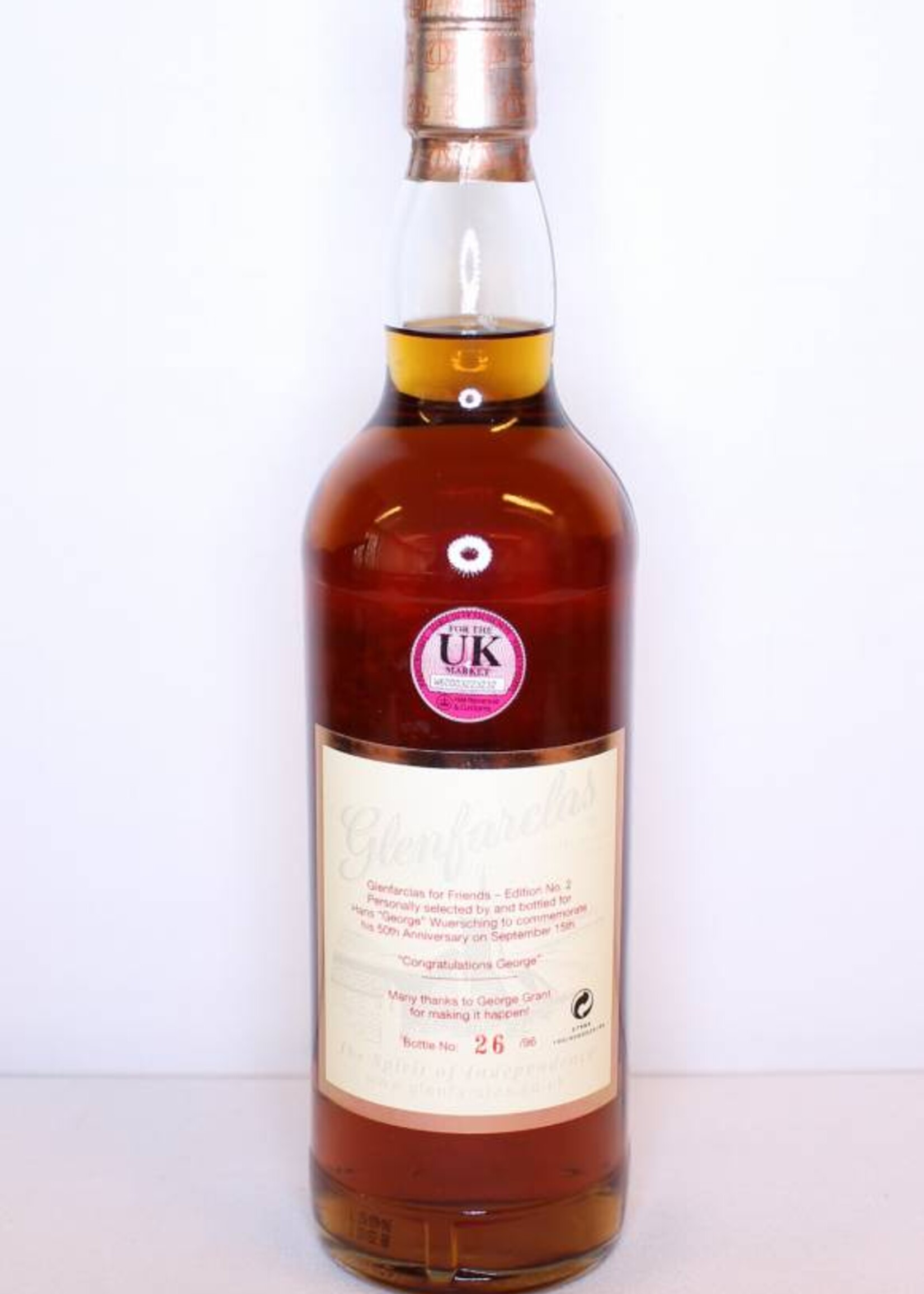 Glenfarclas Glenfarclas 50 Years Old 1956 2006 Cask 1779 For Friends Edition No. 2 50%