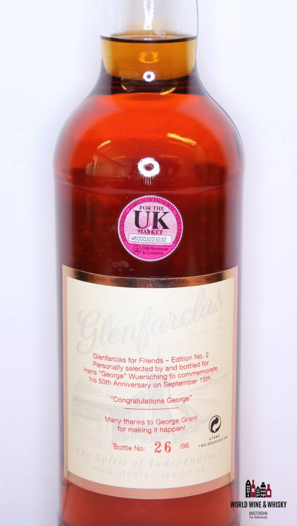 Glenfarclas Glenfarclas 50 Years Old 1956 2006 Cask 1779 For Friends Edition No. 2 50%