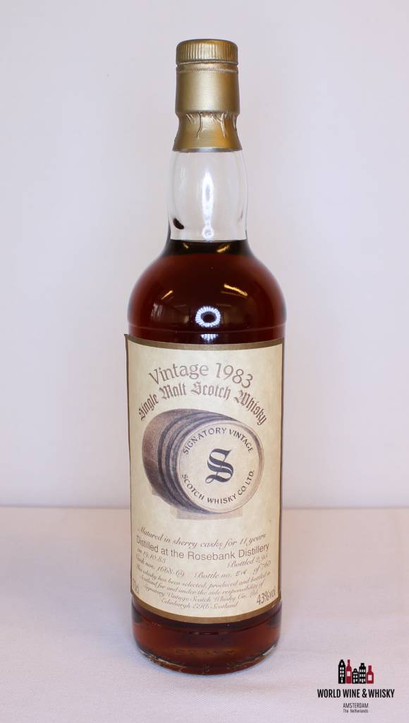 Rosebank Rosebank 11 Years Old 1983 1995 Cask 1668-69 Signatory Vintage 43%