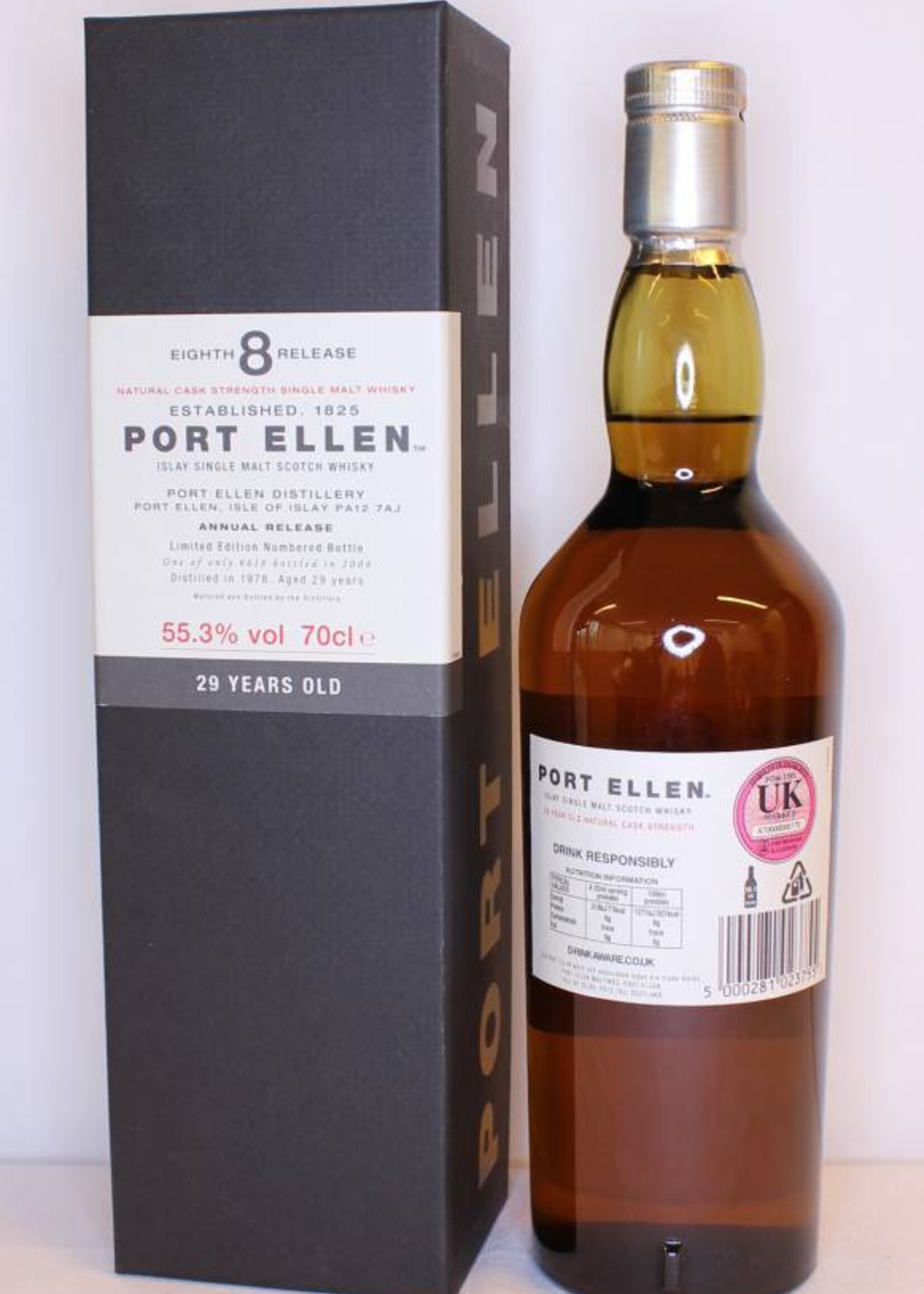 Port Ellen Port Ellen 8th Release 29 Years Old 1978 2008  55.3%
