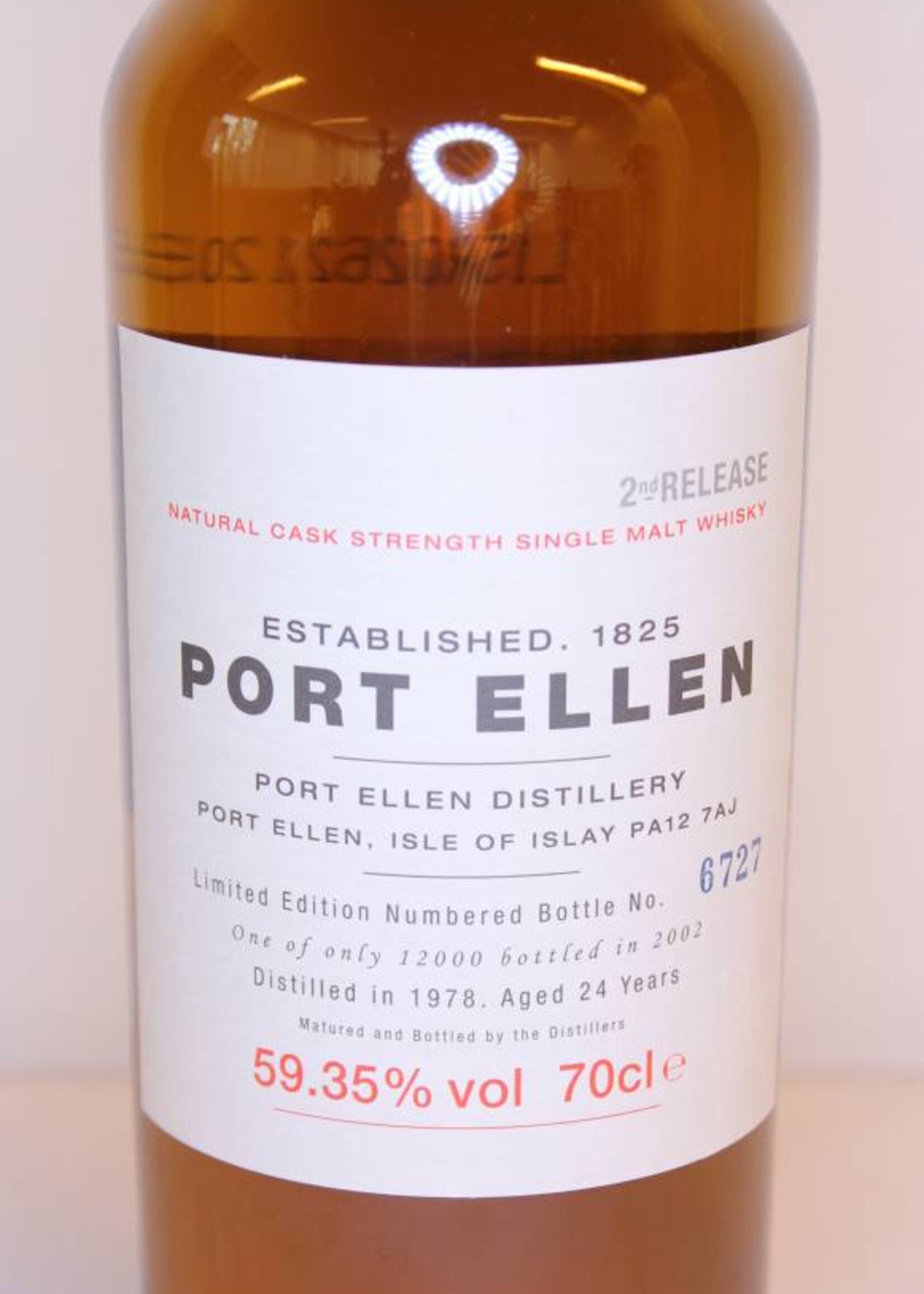 Port Ellen Port Ellen 2nd Release 24 Years Old 1978 2002 59.35%