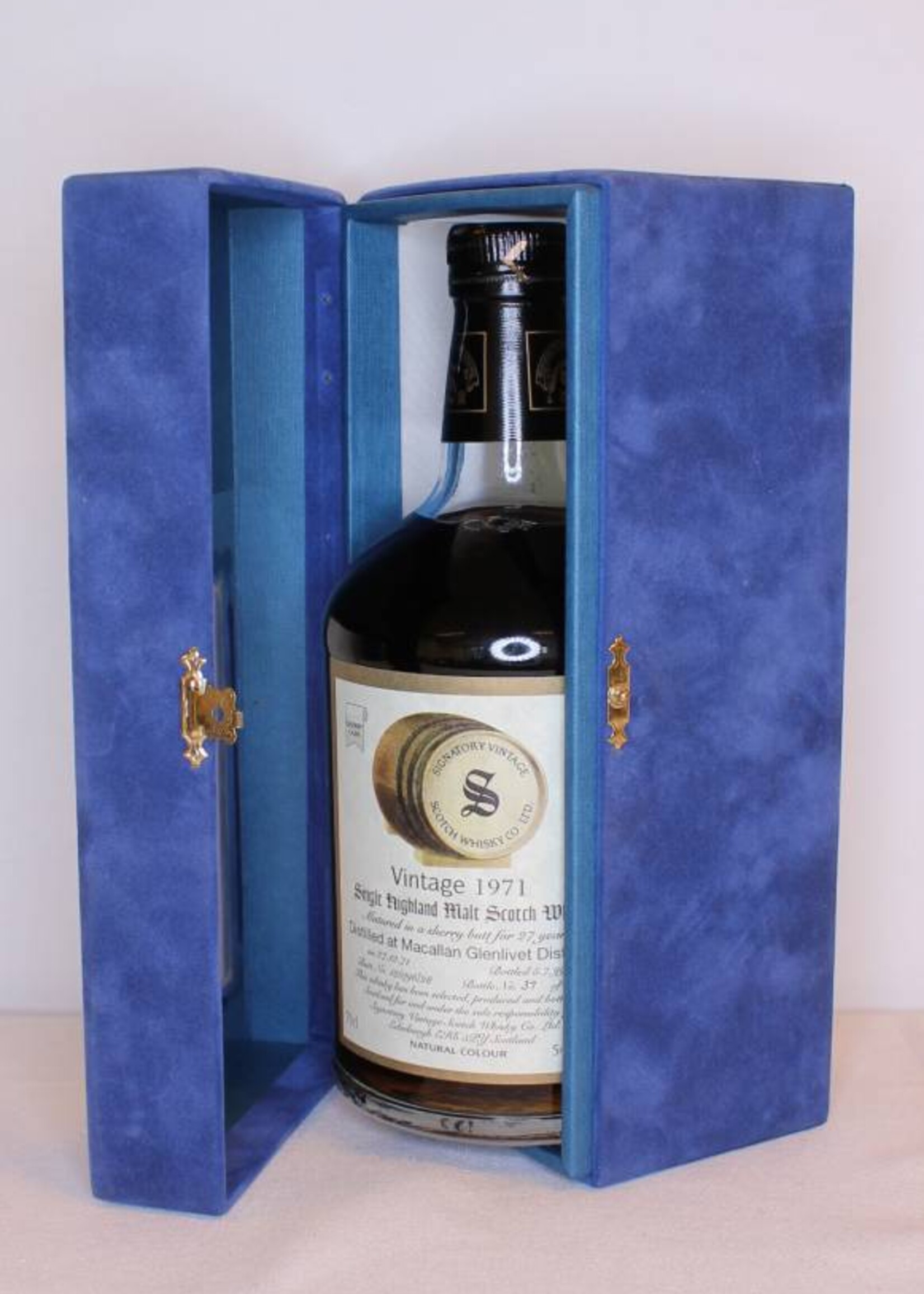 The Macallan Macallan Glenlivet 27 Years Old 1971 1999 Signatory Cask 12/096/28 54.2%