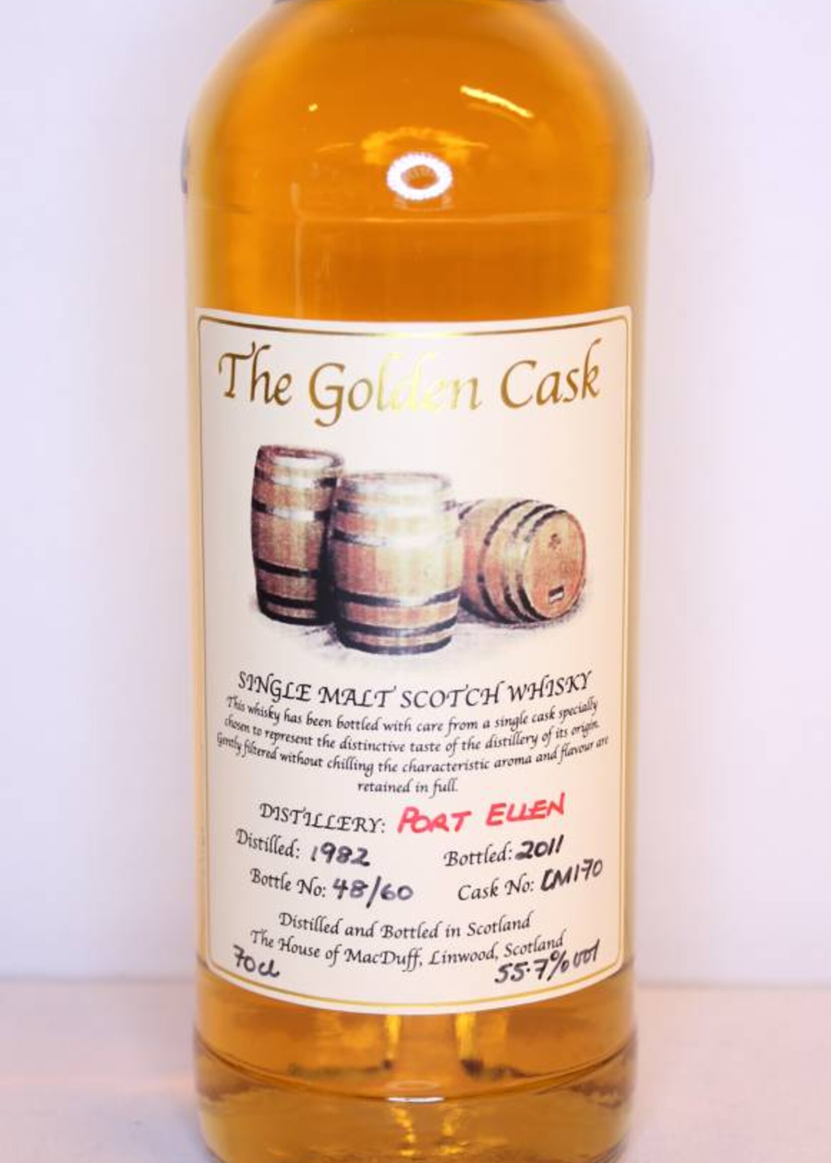 Port Ellen Port Ellen 28 Years Old 1982 2011 The House of MacDuff - The Golden Cask 55.7%