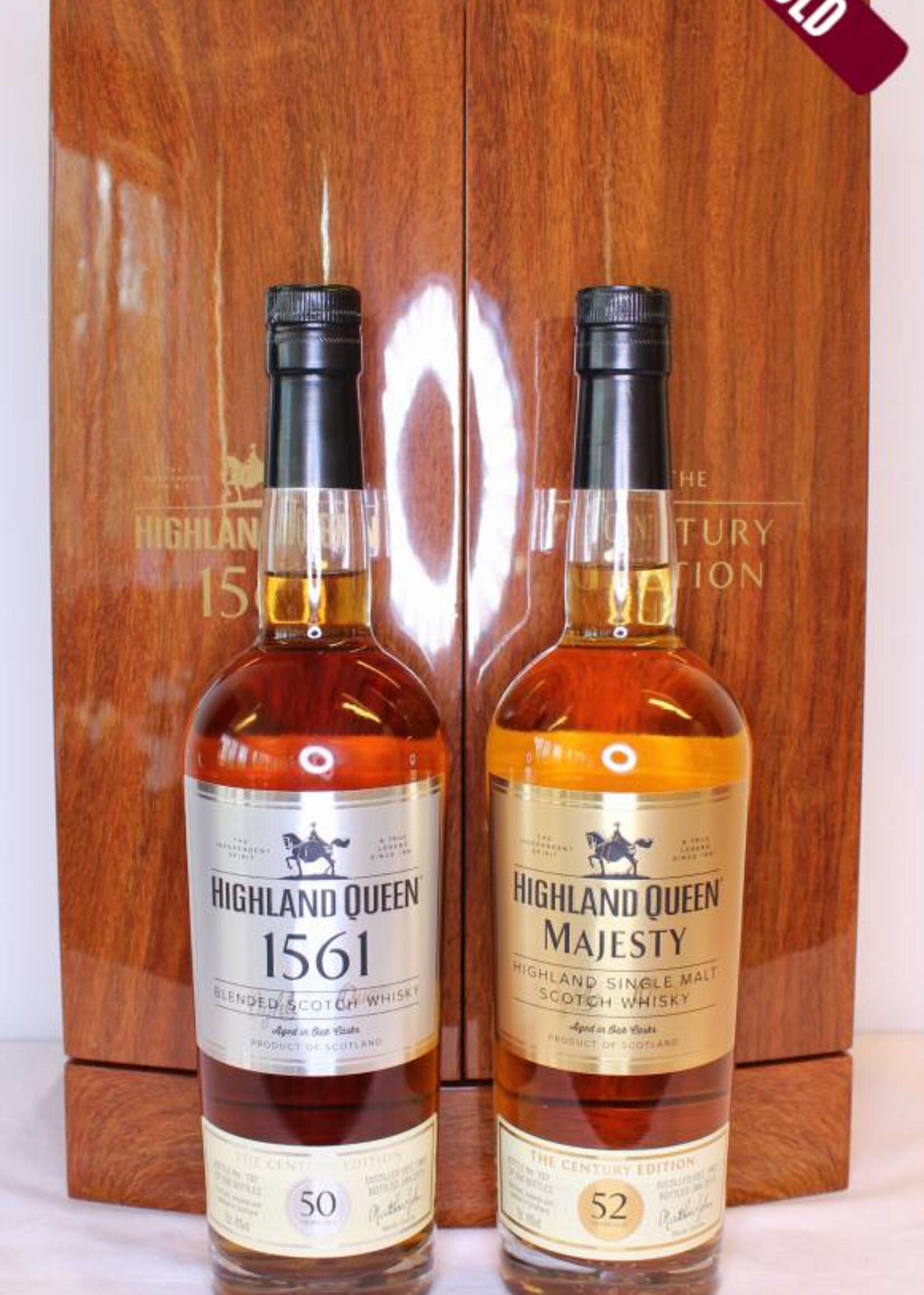 Highland Queen Highland Queen '1561 – The Century Edition’ 50 Years Old (blended), 52 Years Old (single malt) 40%