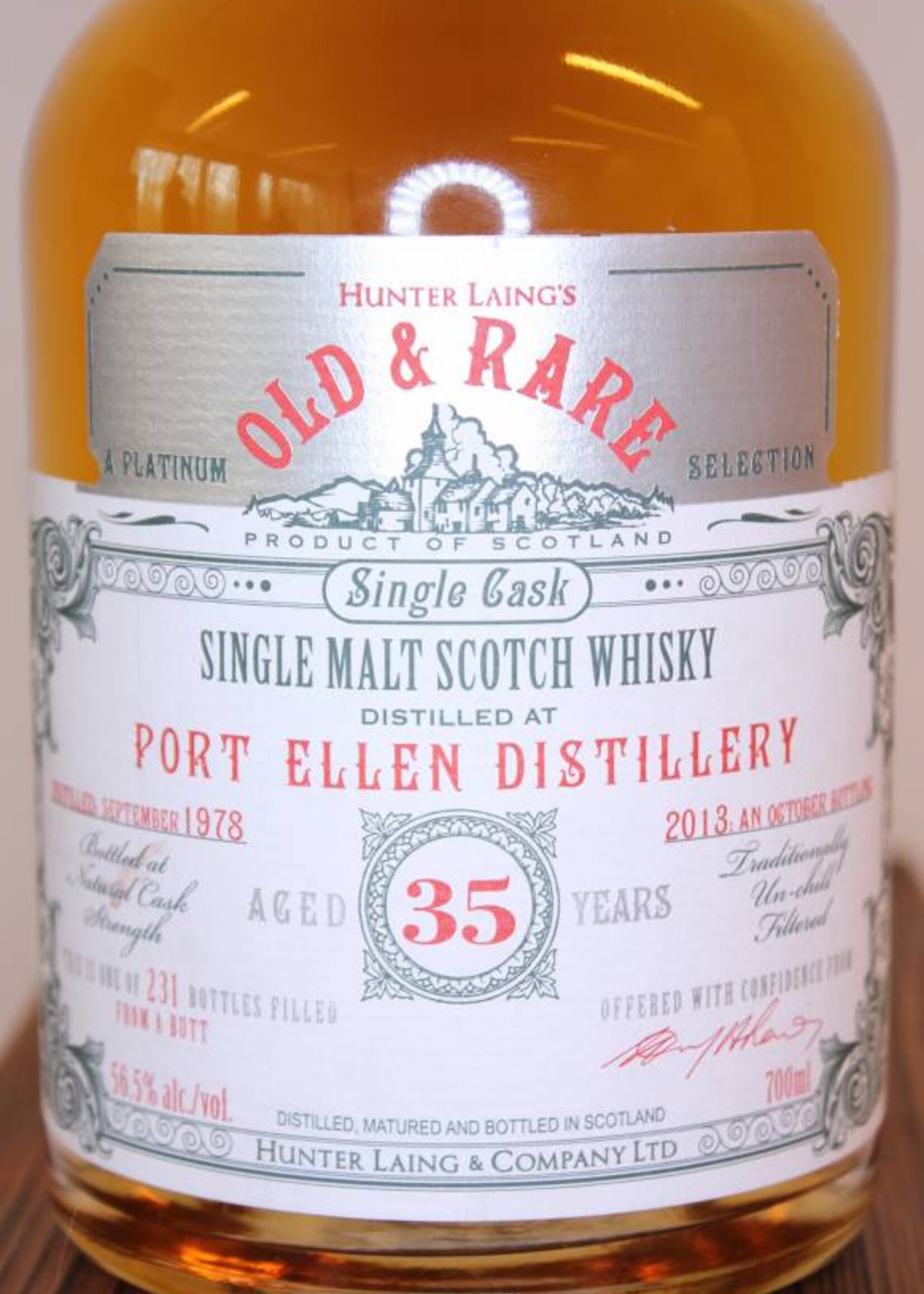 Port Ellen Port Ellen 35 Years Old 1978 2013 Hunter Laing - Old & Rare - A Platinum Selection 56.5%