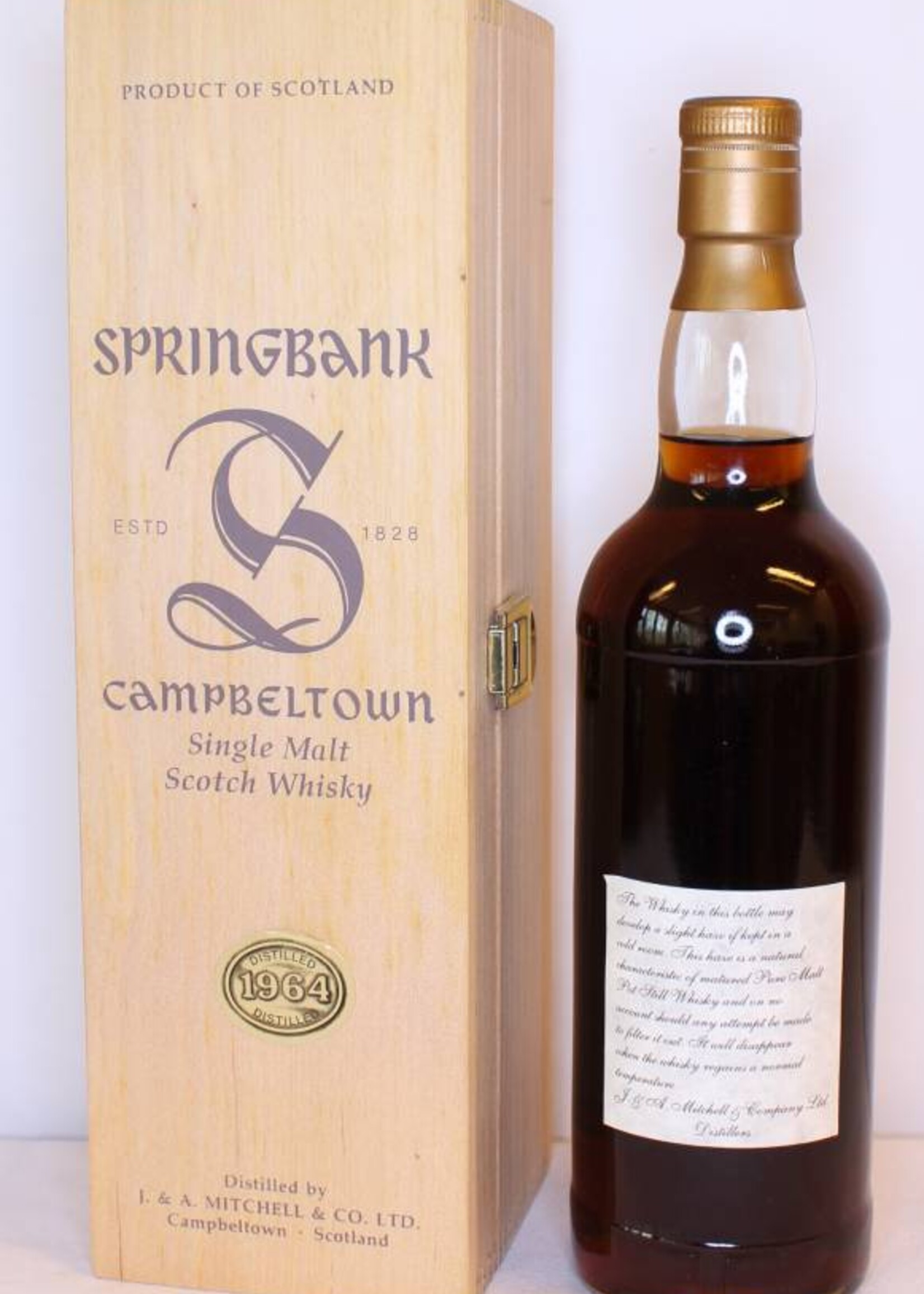 Springbank Springbank 1964 Private Bottling for Lateltin Lanz Ingold 100th Anniversary 46%