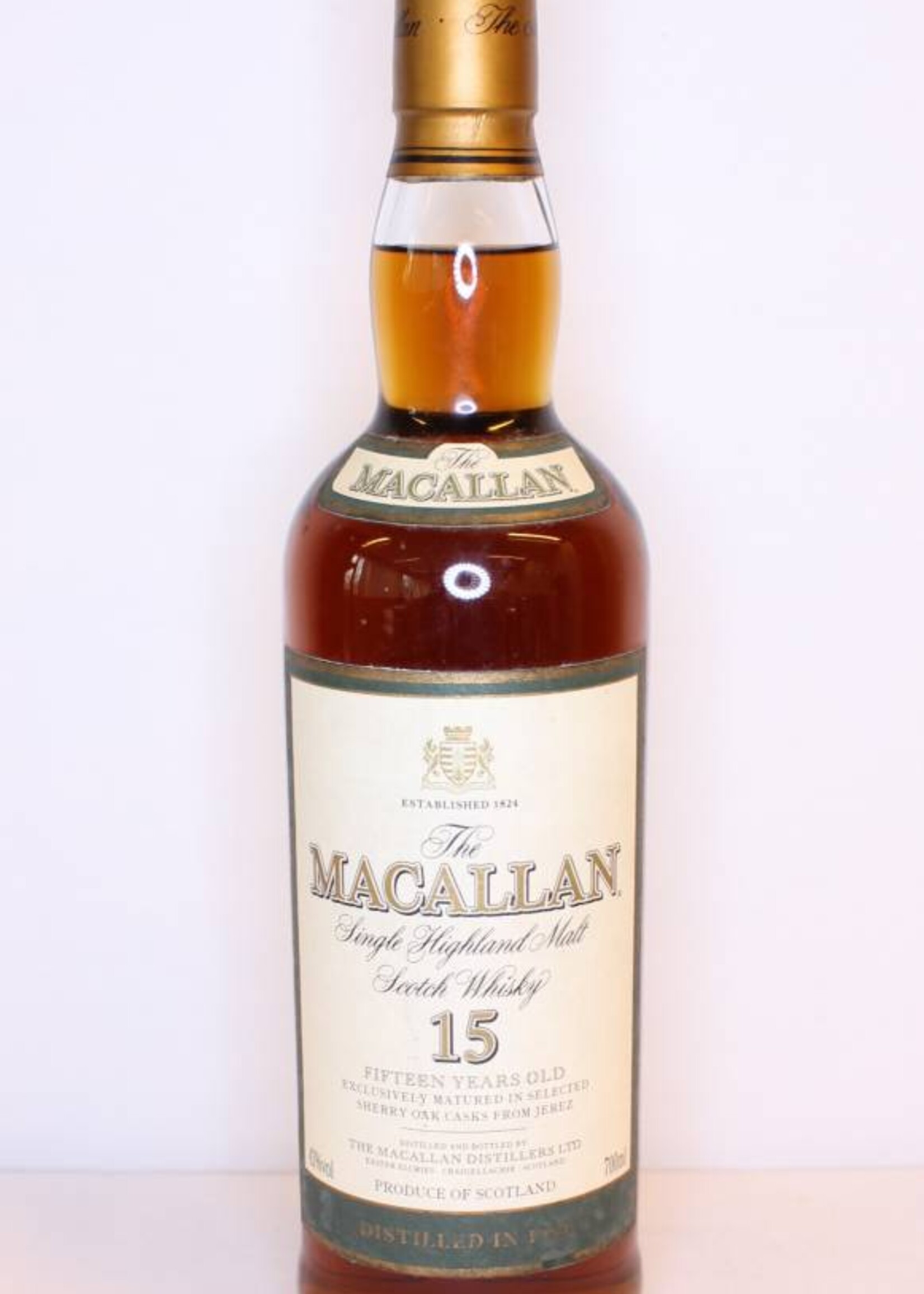 The Macallan Macallan 15 Years Old 1984 2000 Green - Sherry Oak Cask 43%