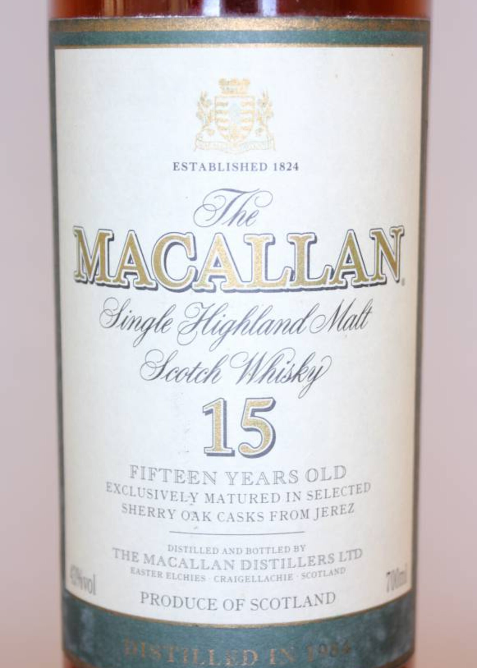 The Macallan Macallan 15 Years Old 1984 2000 Green - Sherry Oak Cask 43%