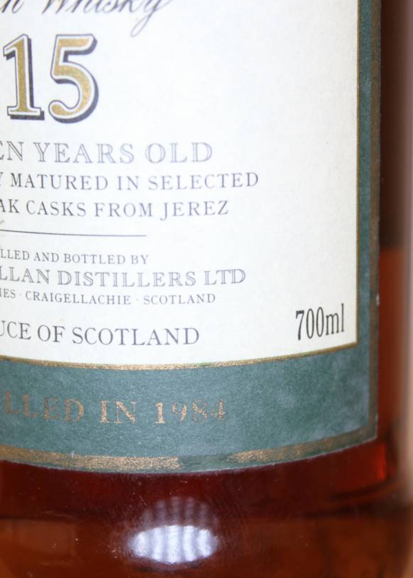 The Macallan Macallan 15 Years Old 1984 2000 Green - Sherry Oak Cask 43%