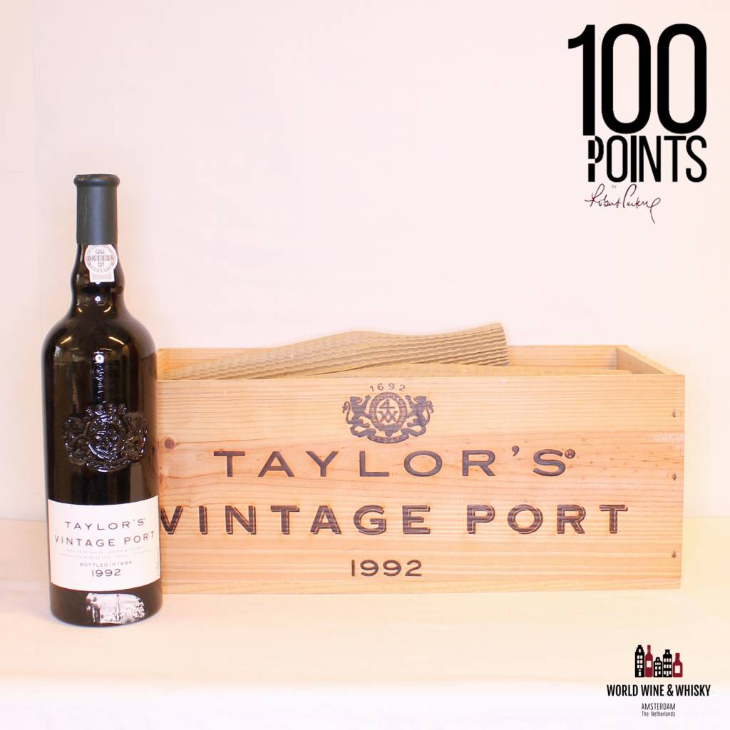 De beste van de beste Vintage Port is zojuist binnengekomen: Taylor's Fladgate Vintage Port 1992.