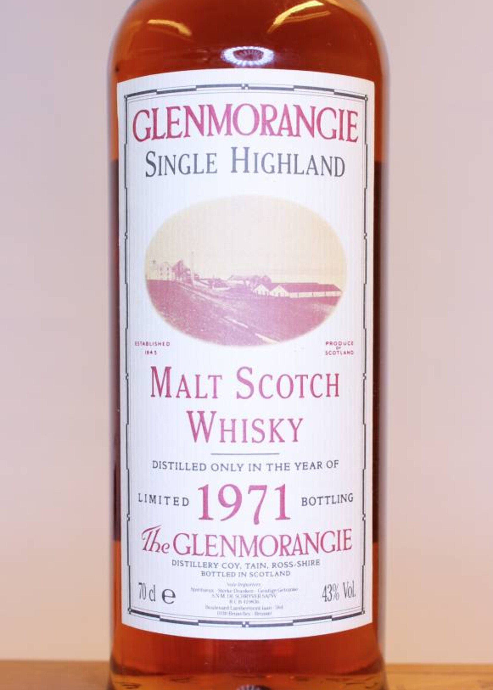 Glenmorangie Glenmorangie 22 Years Old 1971 1993 150th Anniversary 43%