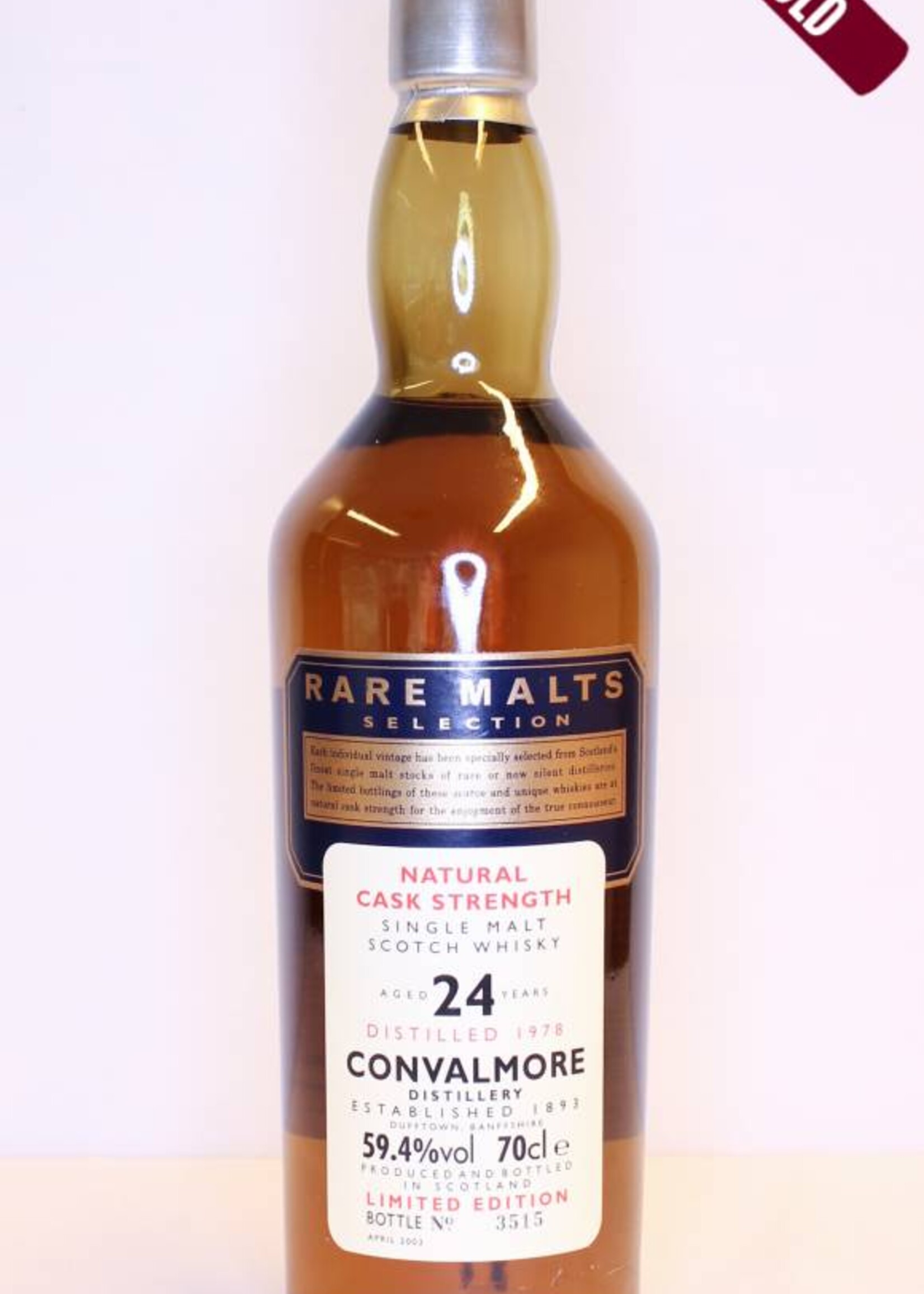 Convalmore Convalmore 24 Years Old 1978 2003 Rare Malts Selection 59.4%