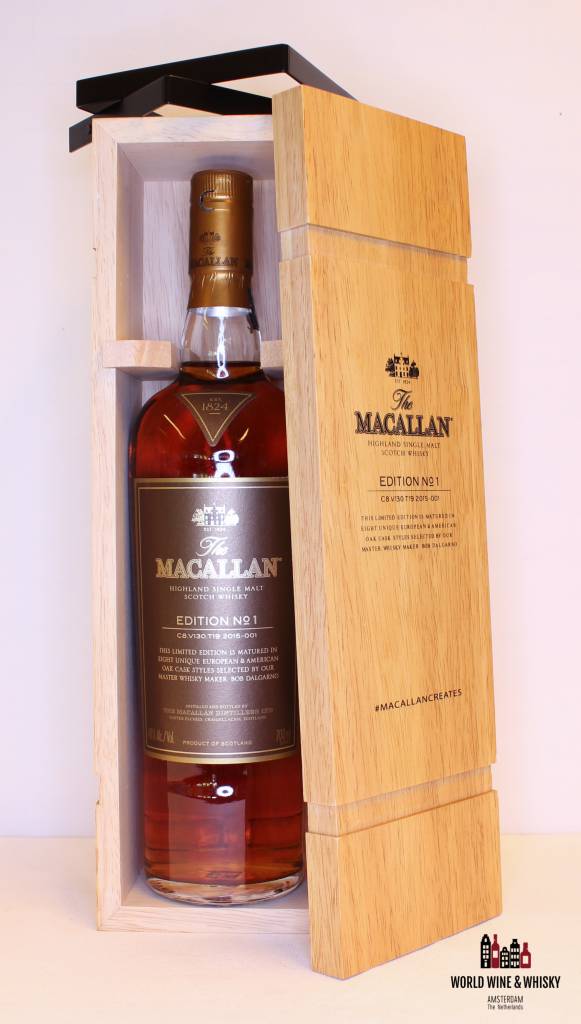 The Macallan Macallan No 1 Edition 2015 48% (in wooden box)