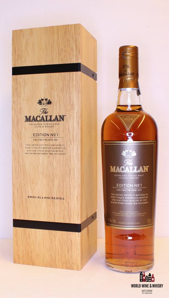 The Macallan Macallan No 1 Edition 2015 48% (in wooden box)